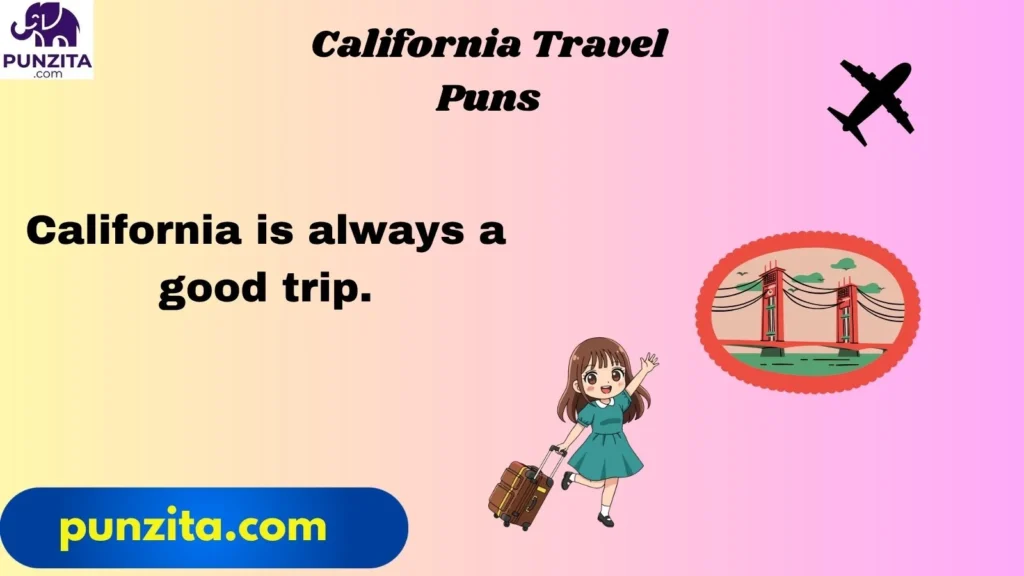 California Travel Puns
