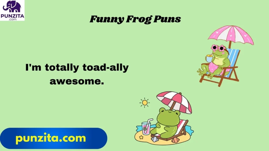 Funny Frog Puns