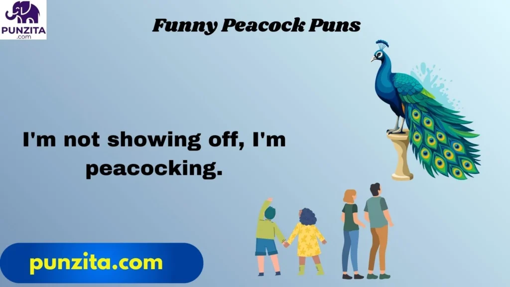 Funny Peacock Puns
