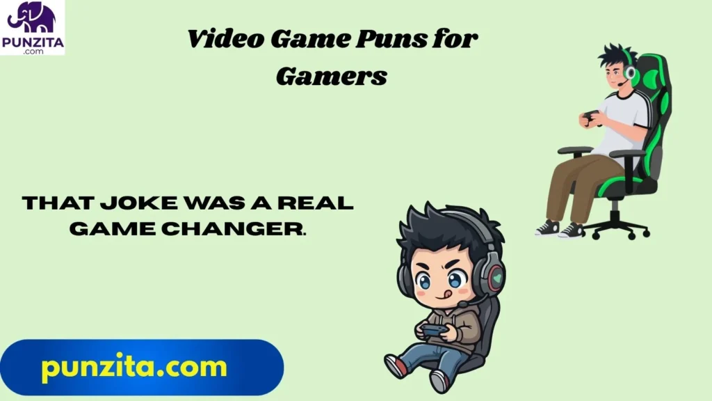Video Game Puns for Gamers